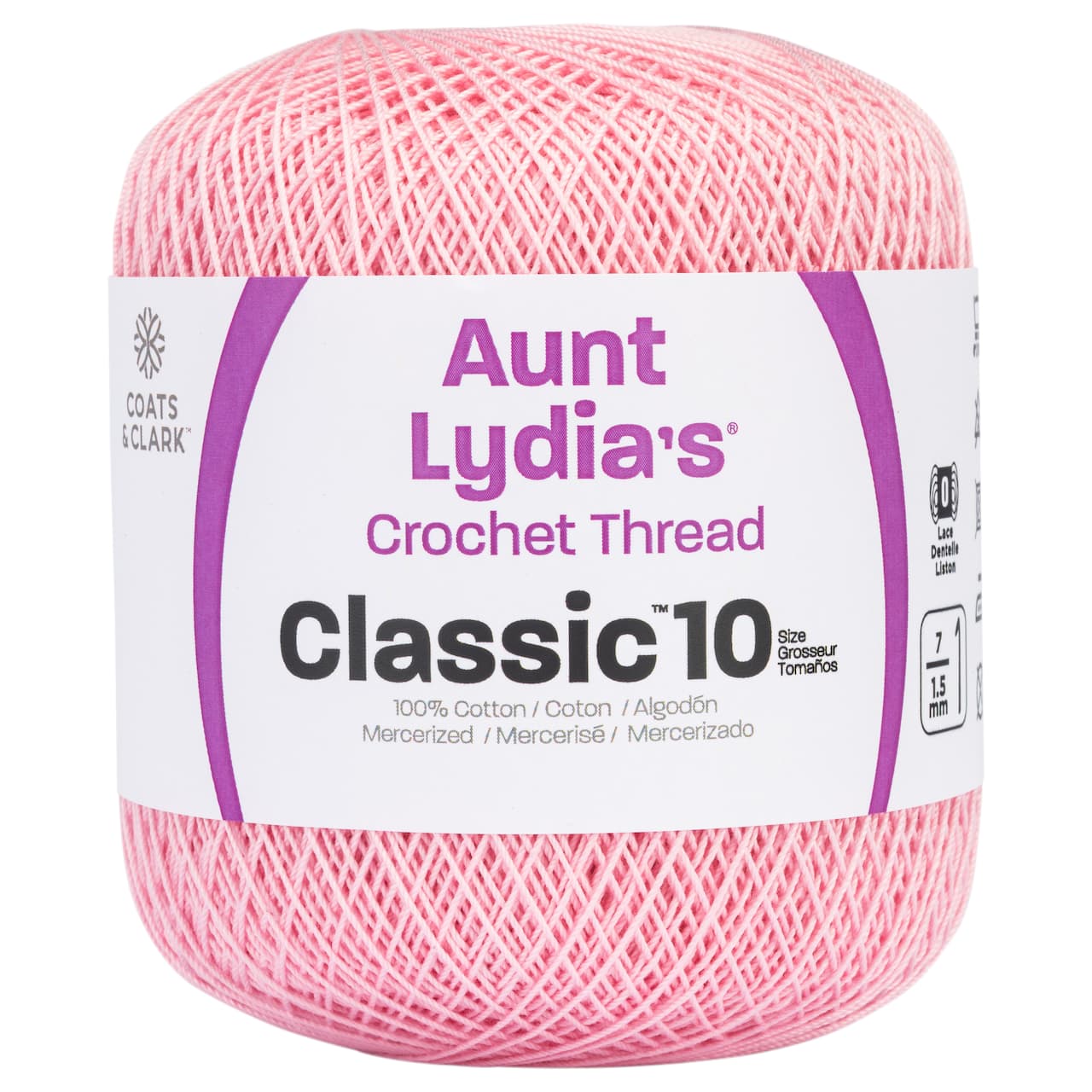 15 Pack: Aunt Lydia's® Classic™ Cotton Crochet Thread
